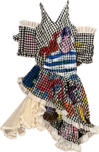 Load image into Gallery viewer, Onishi Hand Painted Check Dress
